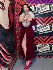 Bella Poarch Sexy Red Dress