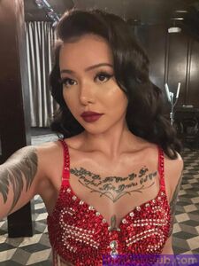 Bella Poarch Sexy Red Dress