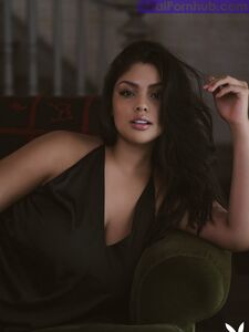 Solo model Jocelyn Corona bares her great tits during a Playboy shoot