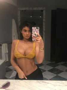 Kylie Jenner Durchsichtiger Lingerie Nip Slip Set Leaked