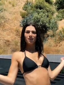 Charli Damelio Sexy Bikini Outdoor Dance Video Leaked