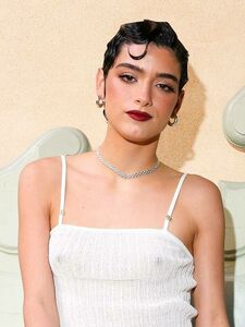 Dixie D 19Amelio Nude See-Through Sweater Set Leaked