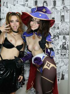 Hannah Owo Bruxa Lésbica Cosplay Conjunto Onlyfans Vazado