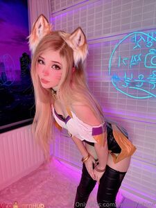 Belle Delphine Cosplay Ahri (Lol) Nude Pussy Spread Onlyfans Photos