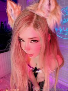 Belle Delphine Cosplay Ahri (Lol) Nude Pussy Spread Onlyfans Photos