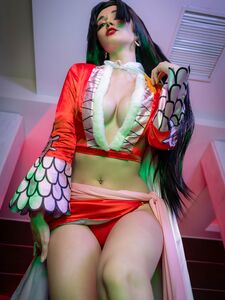 Aery Tiefling - Cosplay de Boa Hancock